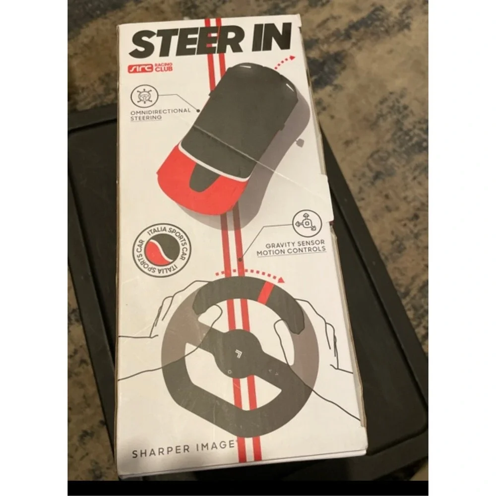 Sharper Image RC Italia Sports Car Bugatti Style Red Black Toy Car